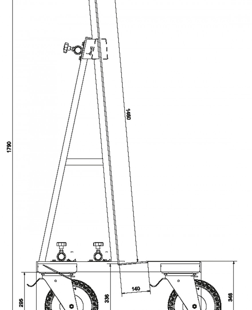 Uplifter Glass dolly UPT 600